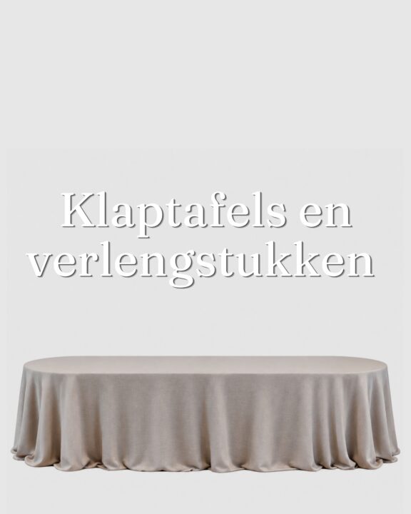 klaptafels, zitbanken & verlengstukken