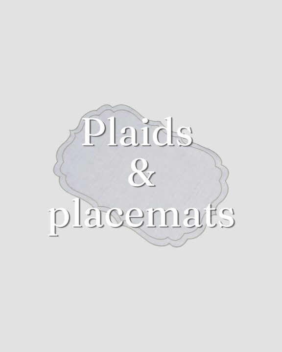 plaids & placemats