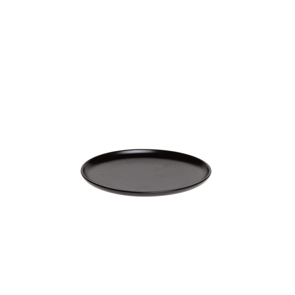 1 Bac Assiette Disk 20Cm Noir (Par 24)