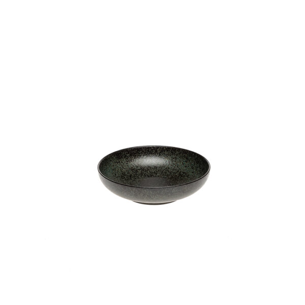 1 Bac Bowl Noir Mocheté Diam. 19,5 X H5Cm (Par 20)
