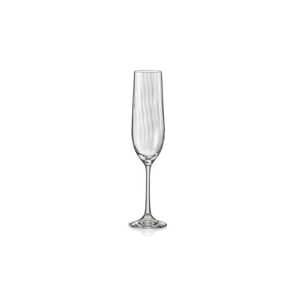 1 Bak Champagneglas Optic (Per 49)