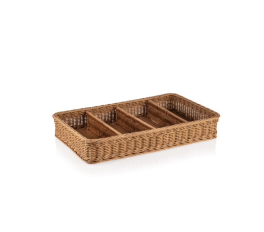 Bestekbakjes rieten uitvoering