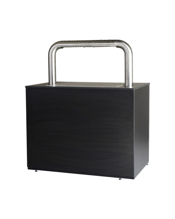 Buffet Noir Avec Pont Chauffant L115 X B75 X H90Cm