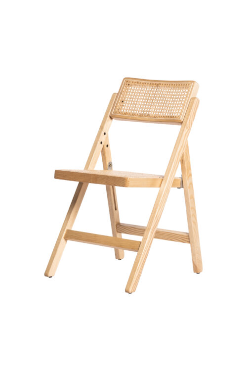 Cape Town Stoel Plooibaar Naturel L55 X B46 X H82 Cm