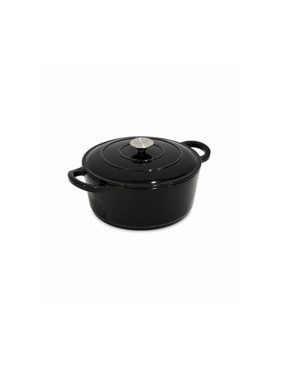 Casserole zwart rond O 26 x H125 cm