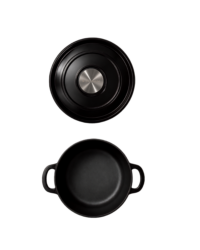 Casserole zwart rond 2