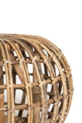 Chalet poef houtnaturel diam 50cm 1