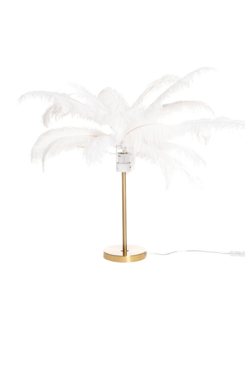 Gatsby Lampe De Table Petit Blanc 60 Cm