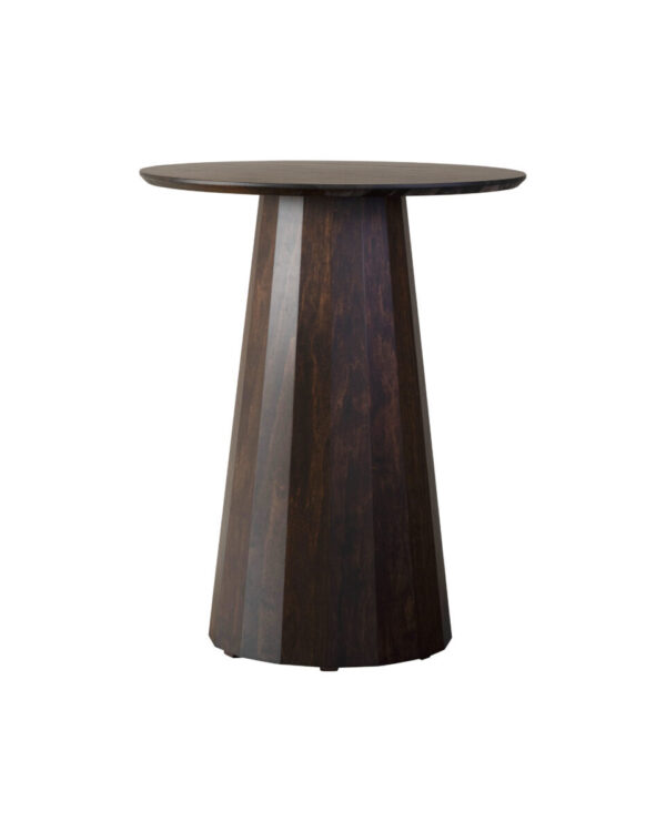Kaapstad Table De Reception Walnoot Dia. 75Xh110 Cm