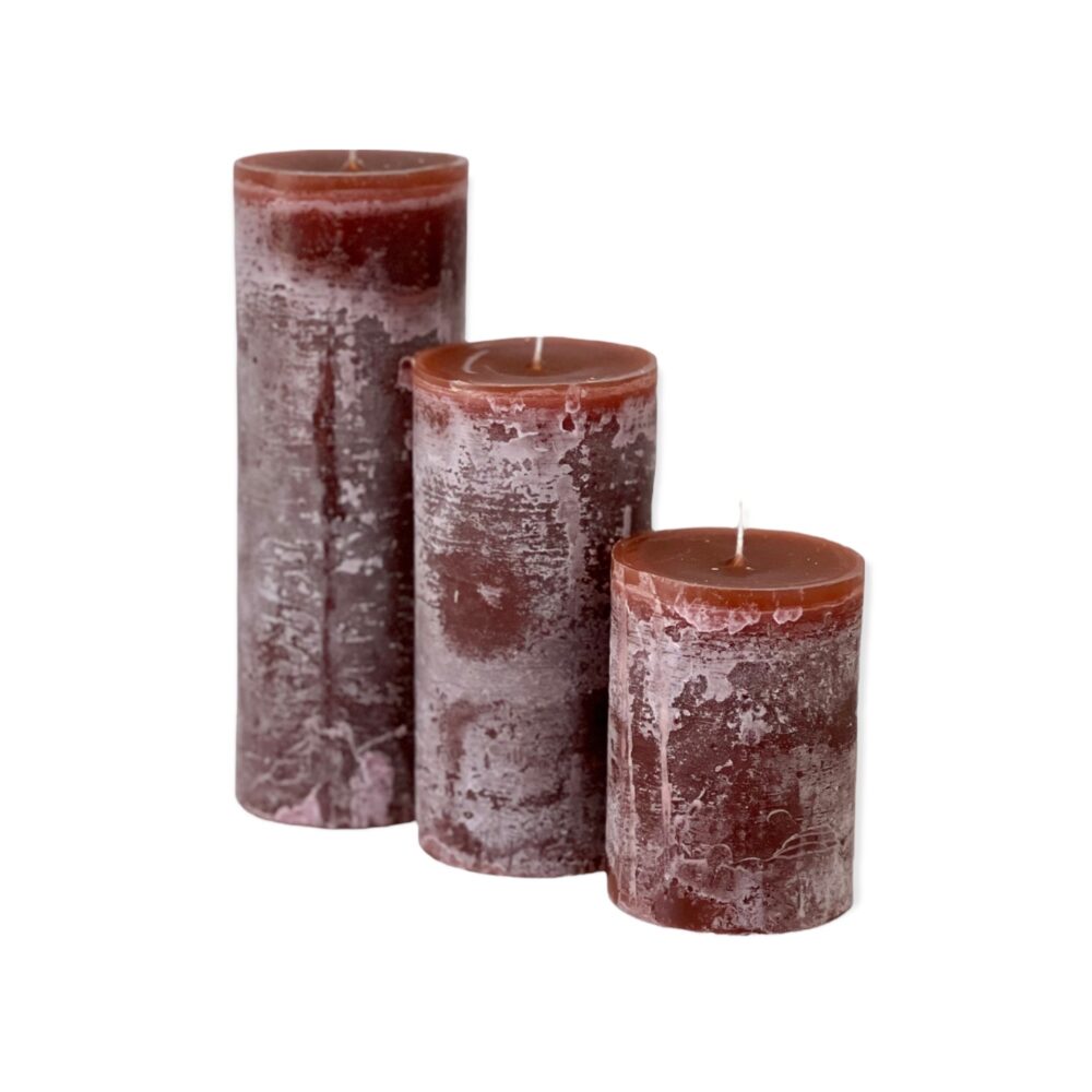 DEKOCANDLE 92 REDDISH BROWN
