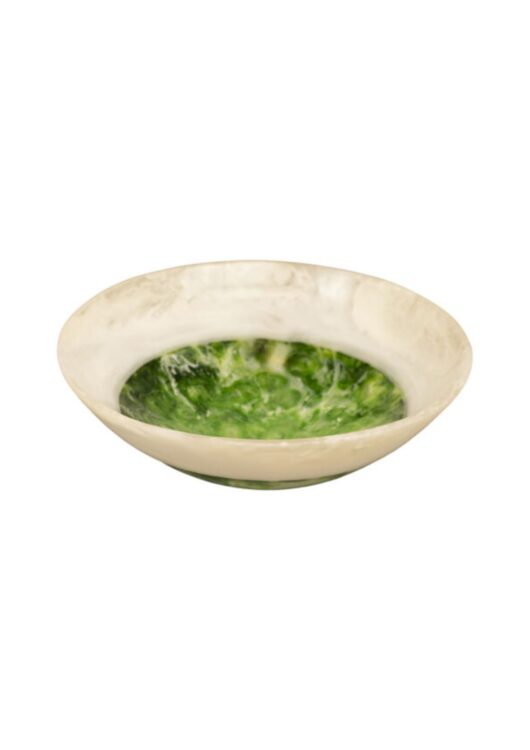 Slakom Binanga wit/groen Ø 26 cm