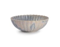 Kom blue faded dune diam 13 x H4 cm