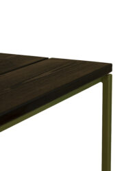 Open frame HOOG OLIJFGROEN blad Capri Zwart DETAIL L75x B75x H105cm