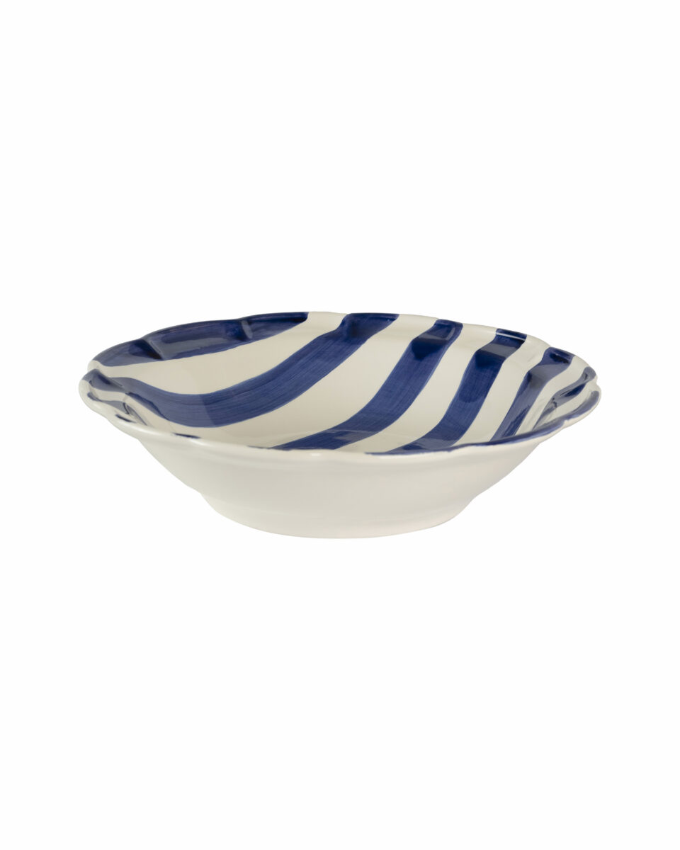 Slakom dolce vita gesteept blauw wit diam 33 cm