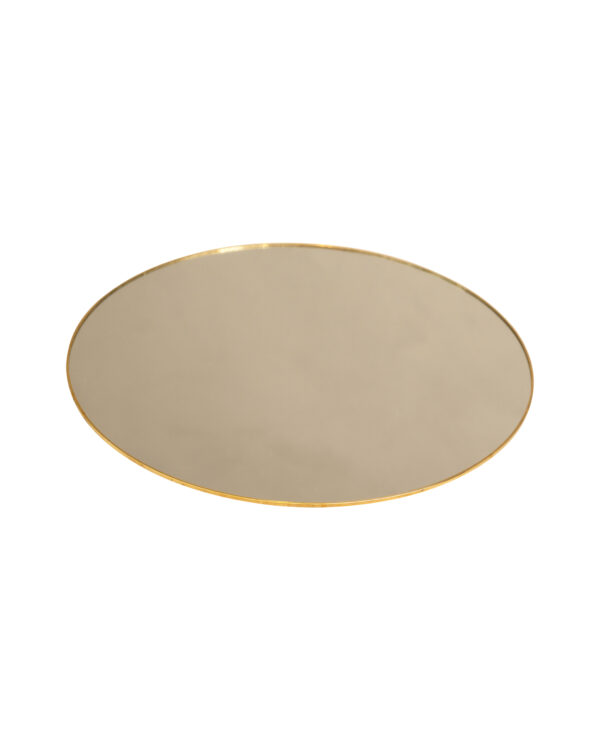 Plateau À Mirroir Ronde Diam. 29Cm