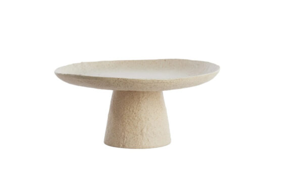 Taartstandaard Zand Gespikkeld Diam. 30.5 X H16 Cm